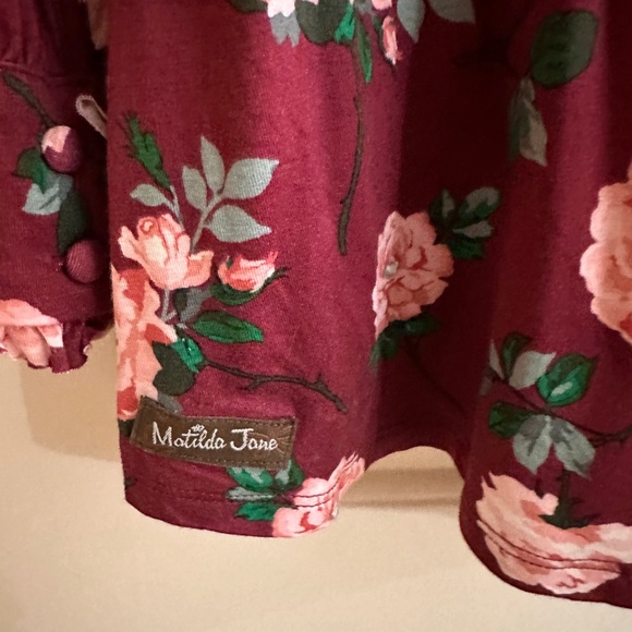 Matilda Jane - Floral Tunic Length Knit Top - Picture 6 of 6